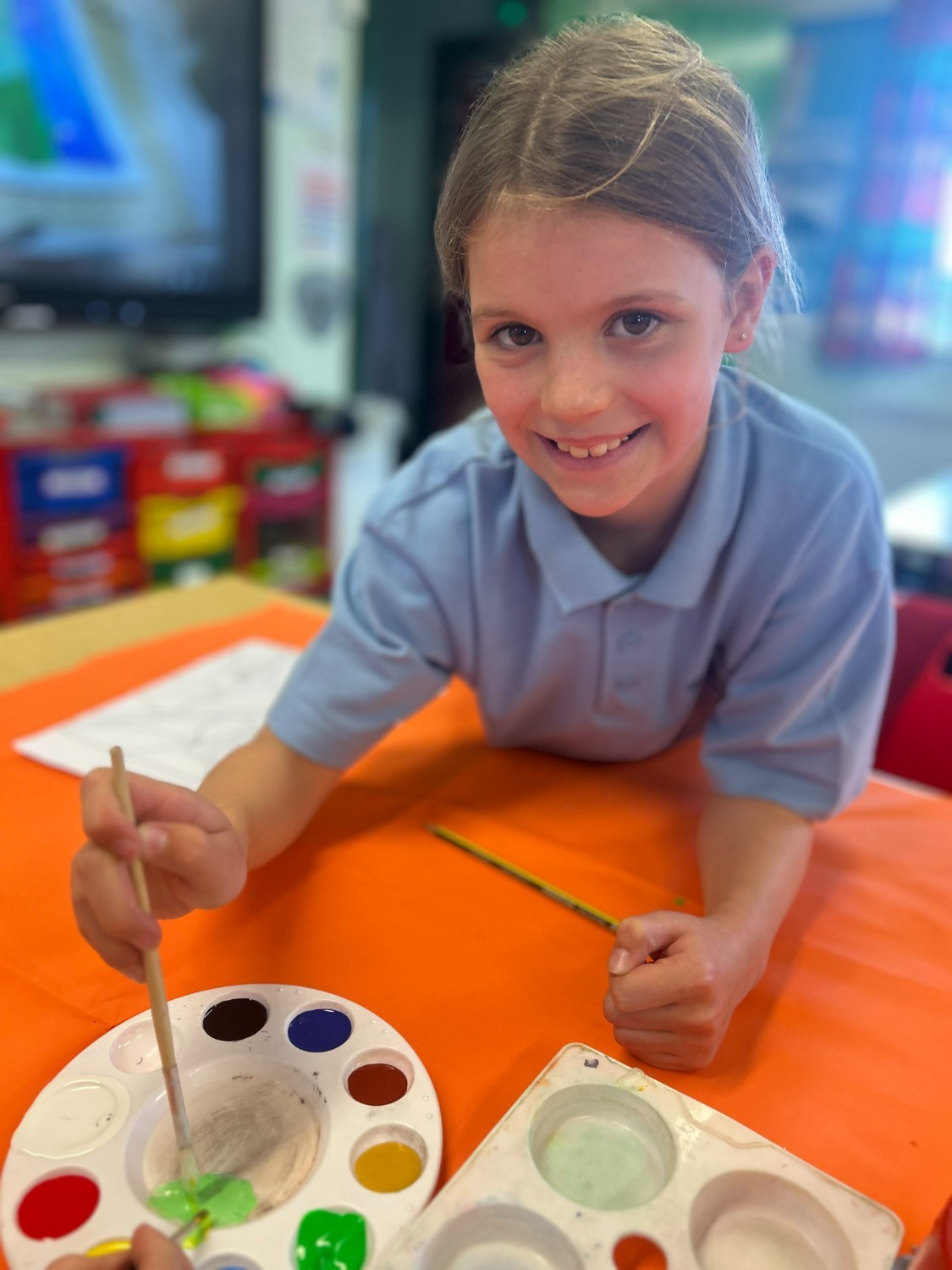 David Hockey inspired landscape art