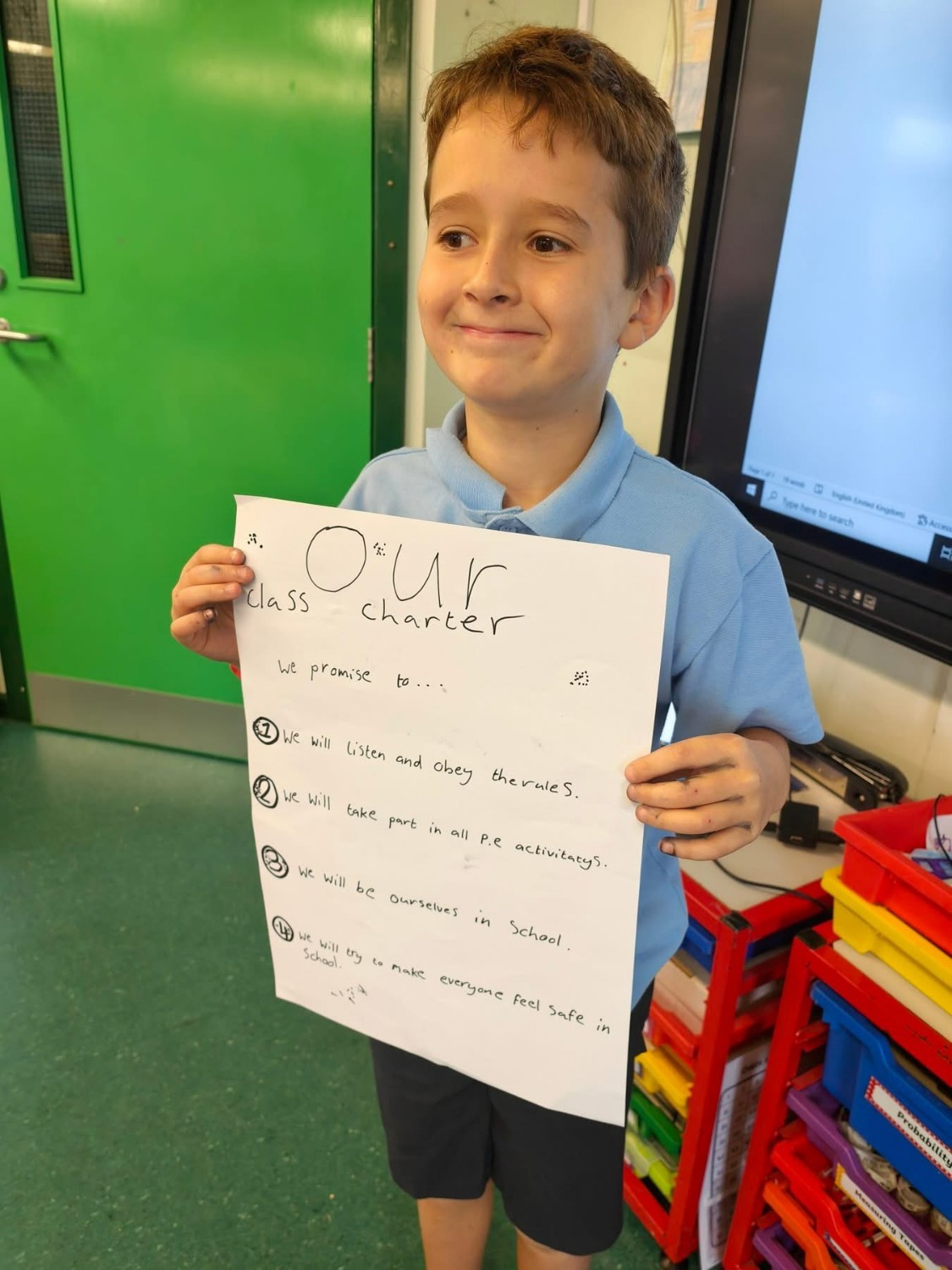 Primary 6 and 7 Class Charter